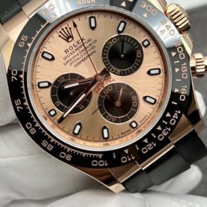 Rolex Daytona Rose Gold 116515 Pink Dial Oysterflex