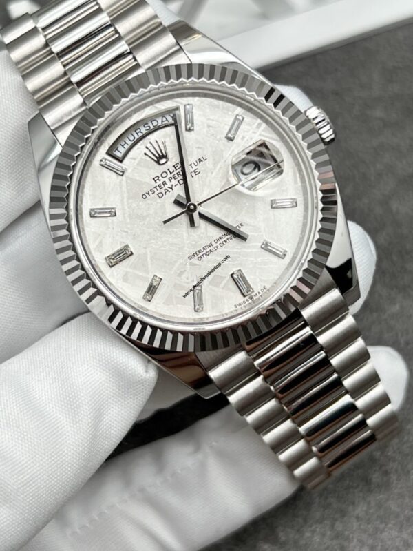 Rolex Day-Date 40 White Gold Meteorite Dial 228239