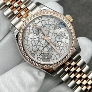 Rolex Lady Datejust Floral Diamond Dial On Jubilee