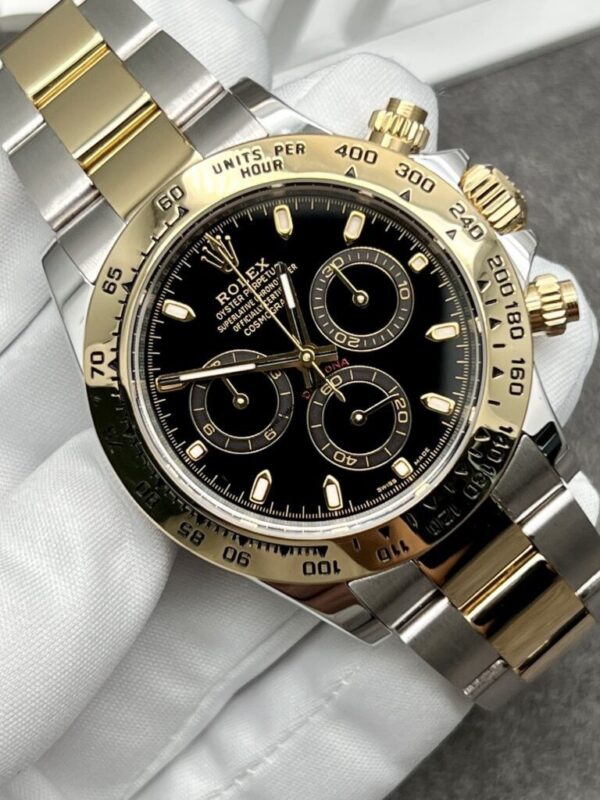 Rolex Cosmograph Daytona Steel & Gold 116503 Black Dial