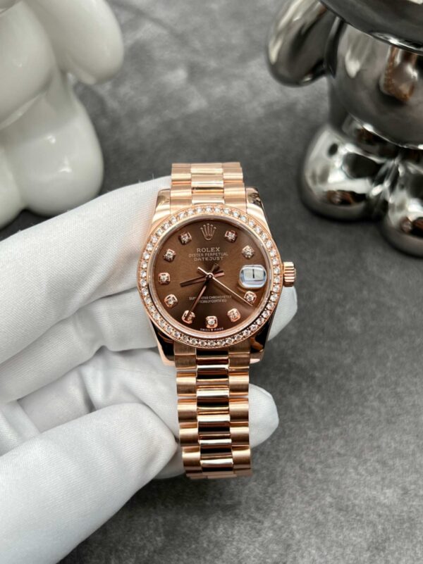 Rolex Lady-Datejust 31mm 278285RBR In 18k Rose Gold Diamond Dial