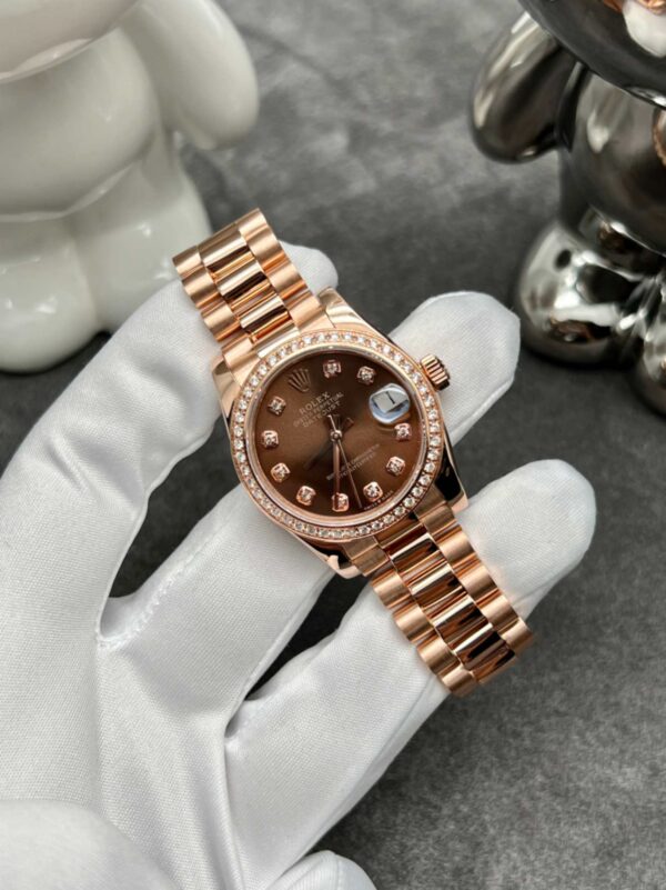 Rolex Lady-Datejust 31mm 278285RBR In 18k Rose Gold Diamond Dial