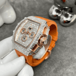 Richard Mille RM 011 Aftermarket Set Diamonds Iced Out