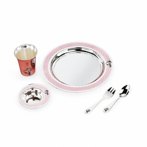 Baby Plate(Thali) Set 925 Pure Silver Article