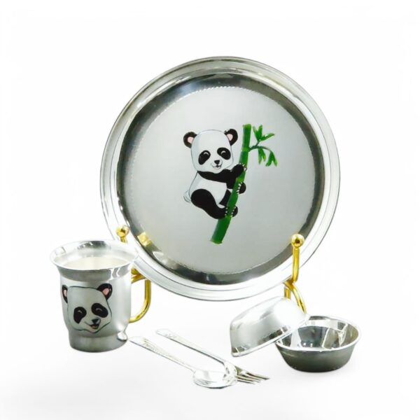 Baby Plate(Thali) Set 925 Pure Silver Article